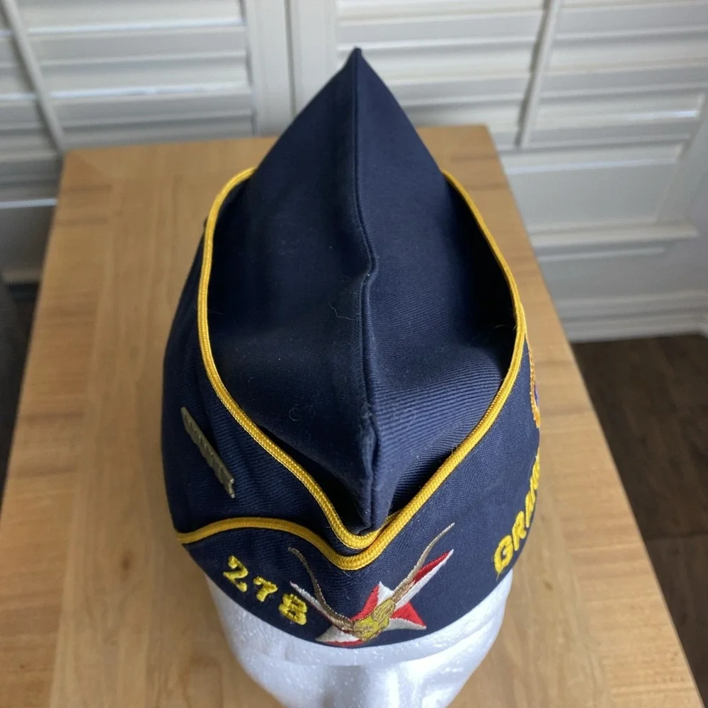 VTG AMERICAN LEGION GARRISON HATS Midland, Granbury. TX Embroidered Size 6 7/8
